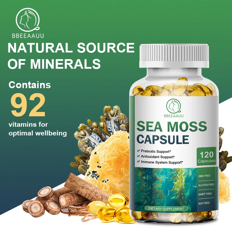 Sea Moss Capsules - Boost Immune System & Support Health