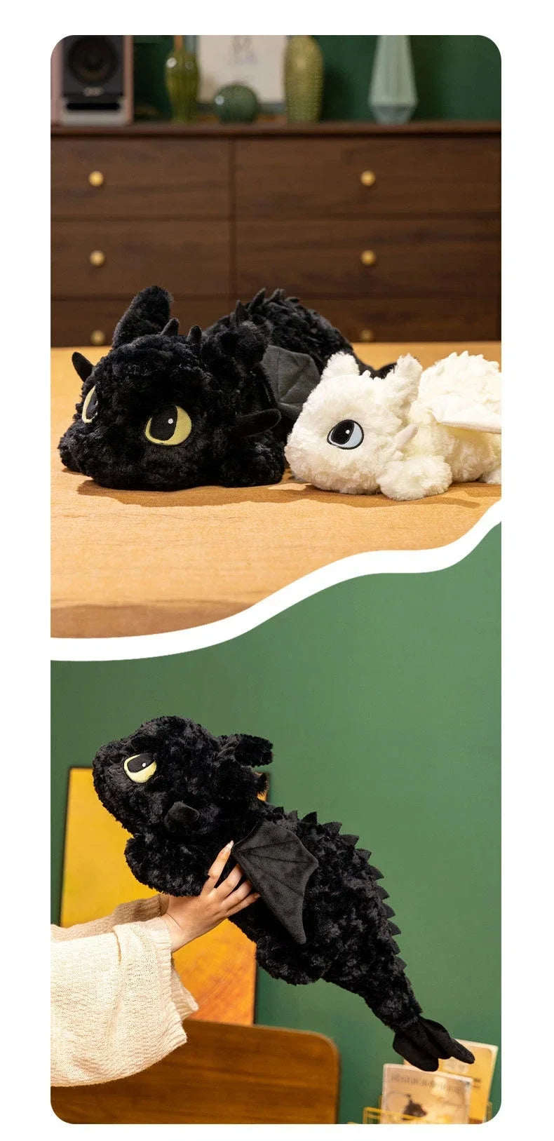 Kawaii Toothless Dragon Plush Toy | Soft Cartoon Body Pillow