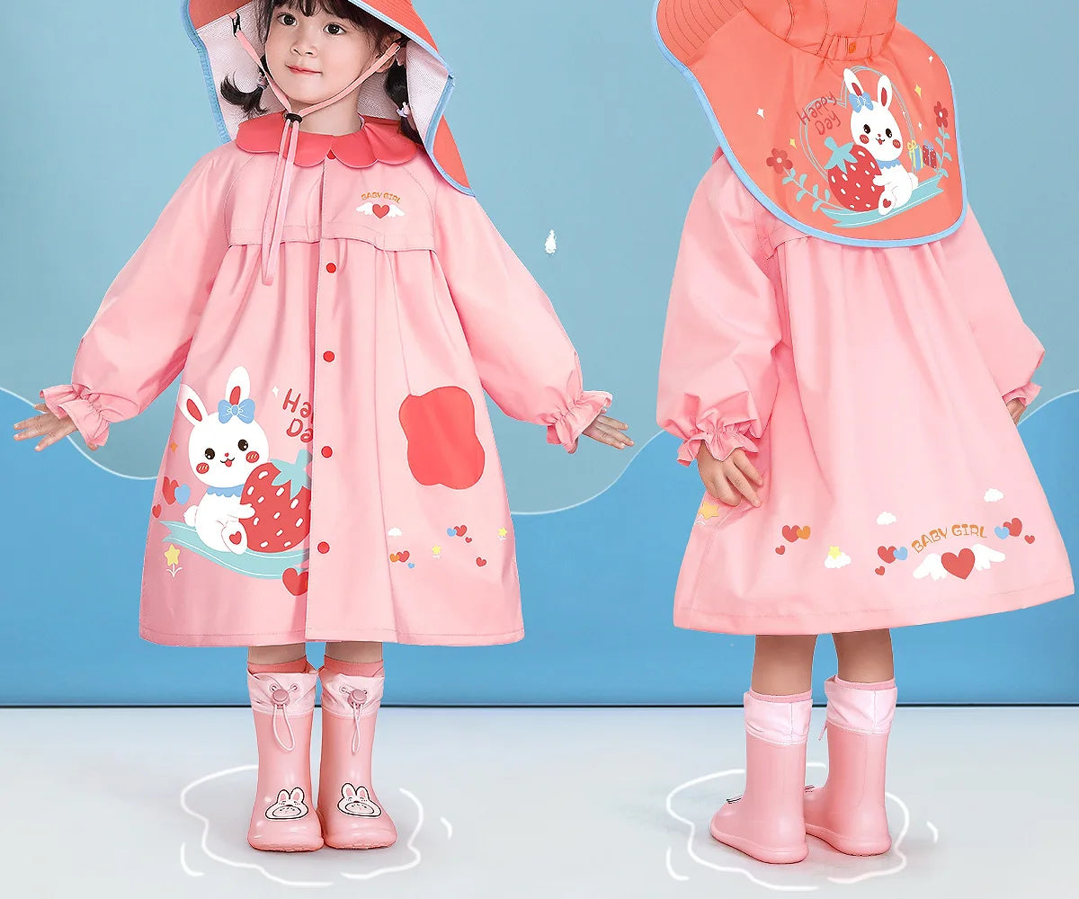 Dual-Use Children's Raincoat | Perfect for Rainy or Sunny Days