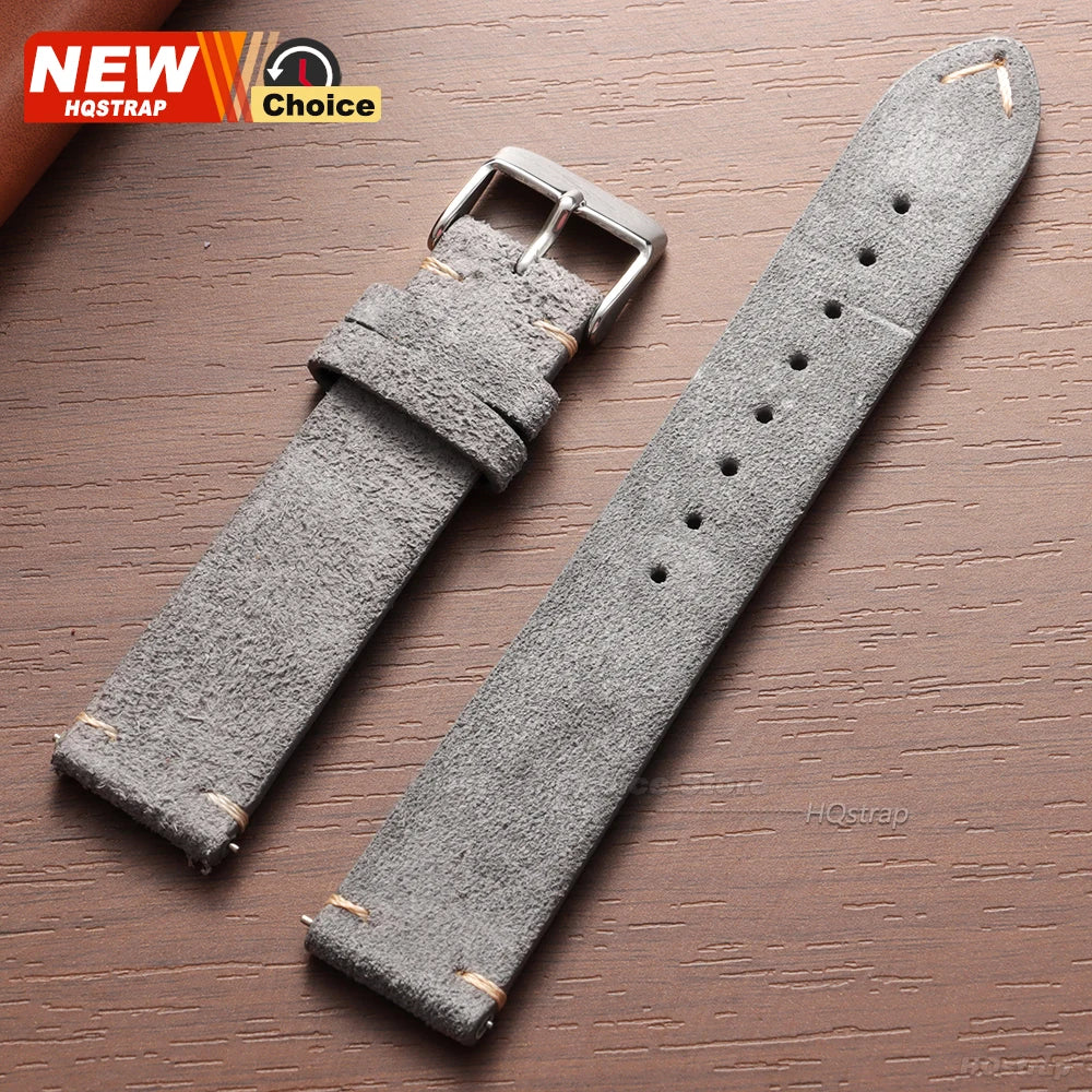 Soft Suede Watch Straps | Adjustable Quick Release Bands for Watches