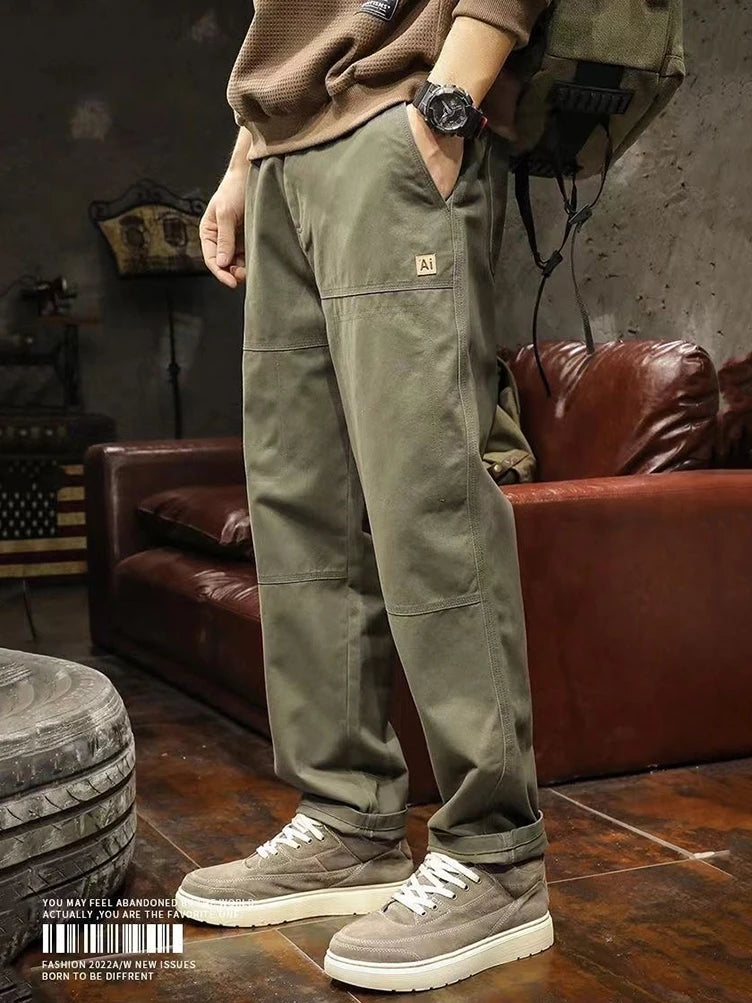 Men's Vintage Y2K Cargo Pants | Stylish Wide Leg Tactical Trousers