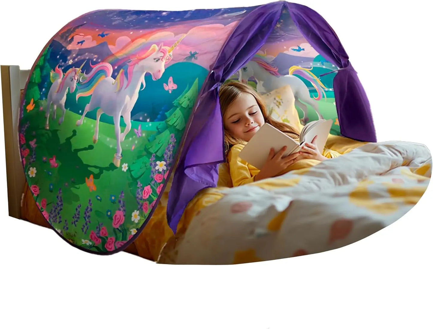 Dream Tent with Light Show for Kids | Foldable Bed Tent