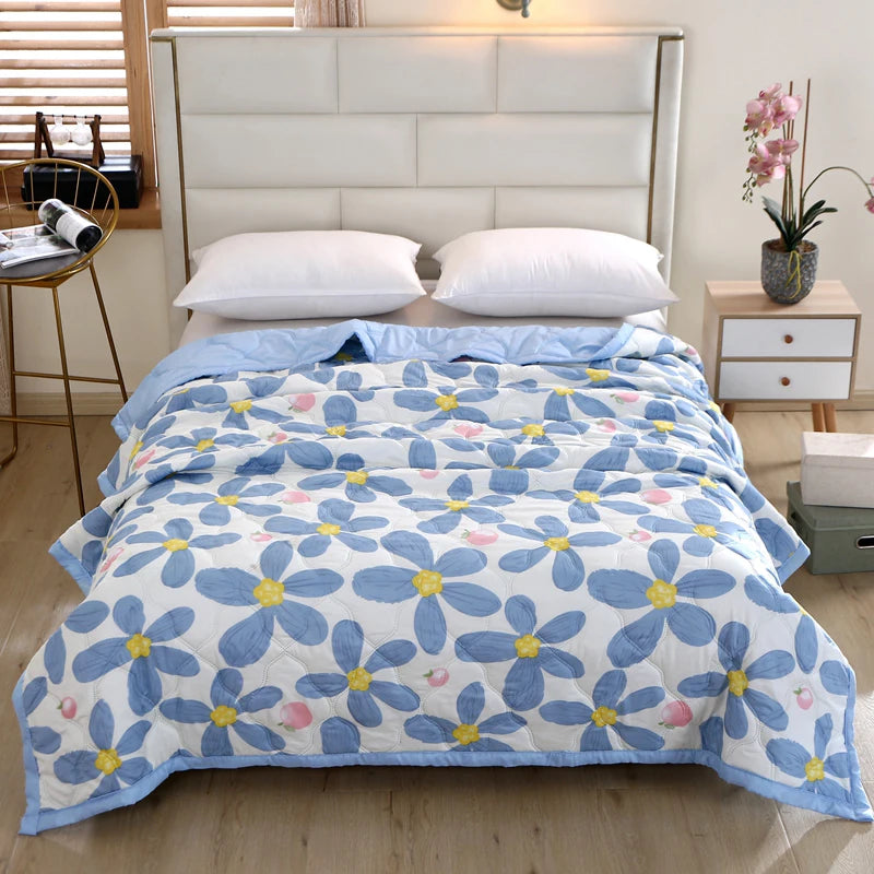 Cool Summer Quilt | Soft, Breathable Air Conditioner Blanket