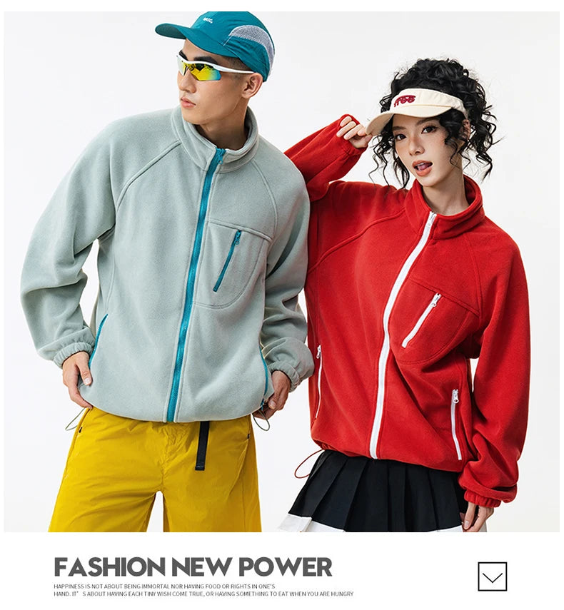 Lightweight Waterproof Fleece Jacket for Outdoor Adventures