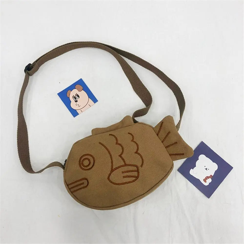Bolso de Hombro Grande de Dibujos Animados | Bandolera Cruzada Elegante