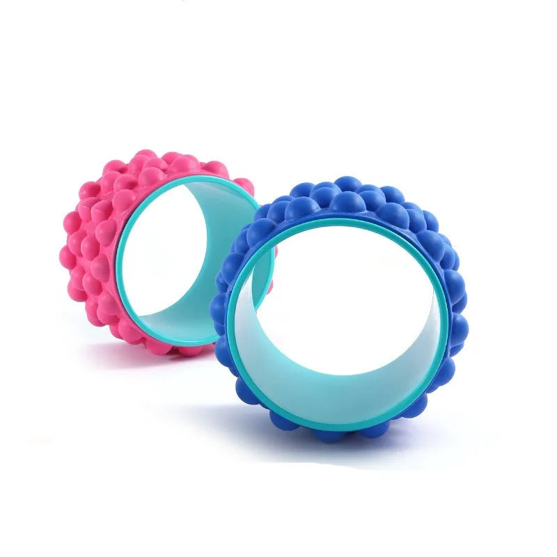 Versatile Yoga Wheel for Deep Stretches & Back Pain Relief
