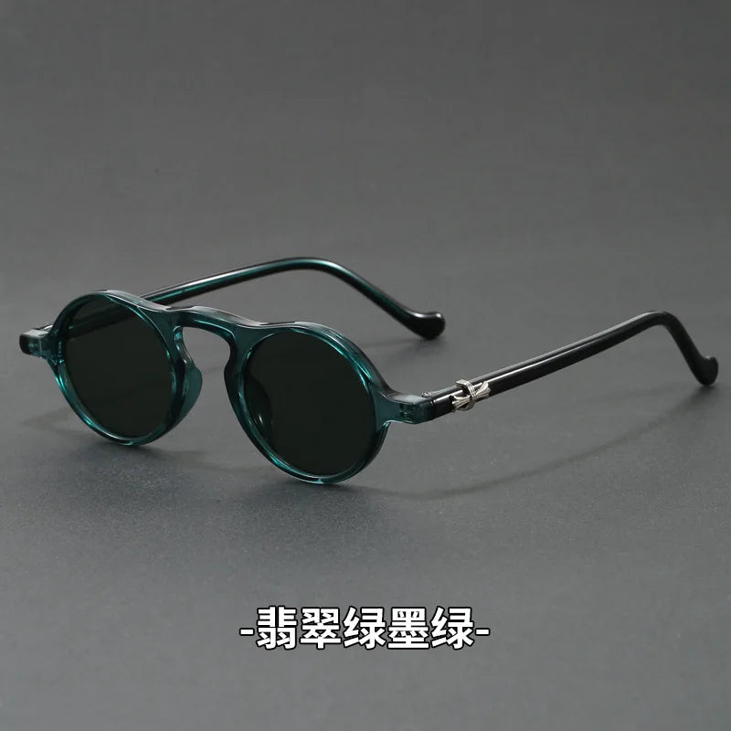 Vintage Round Sunglasses | Ultra-Light Oval Fashion Eyewear