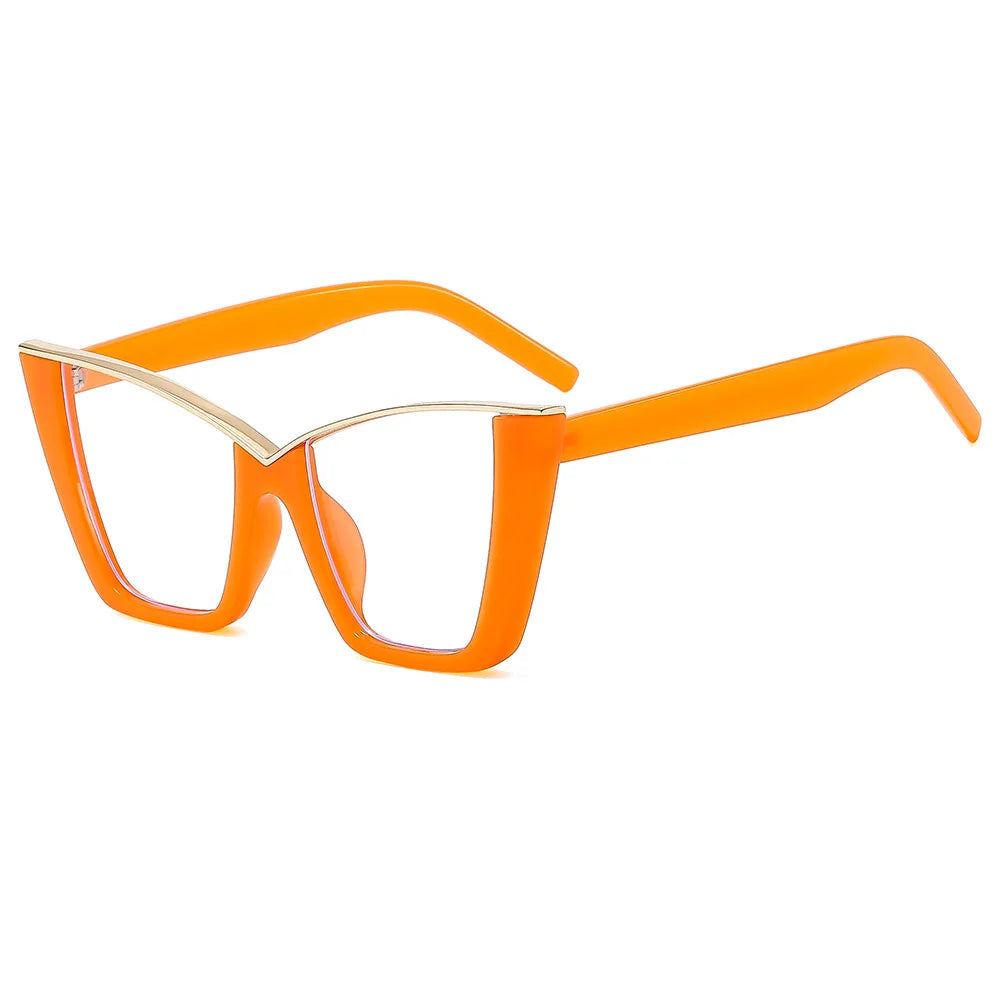 Chic Oversized Cat Eye Glasses | Stylish Blue Light Blocking Eyewear