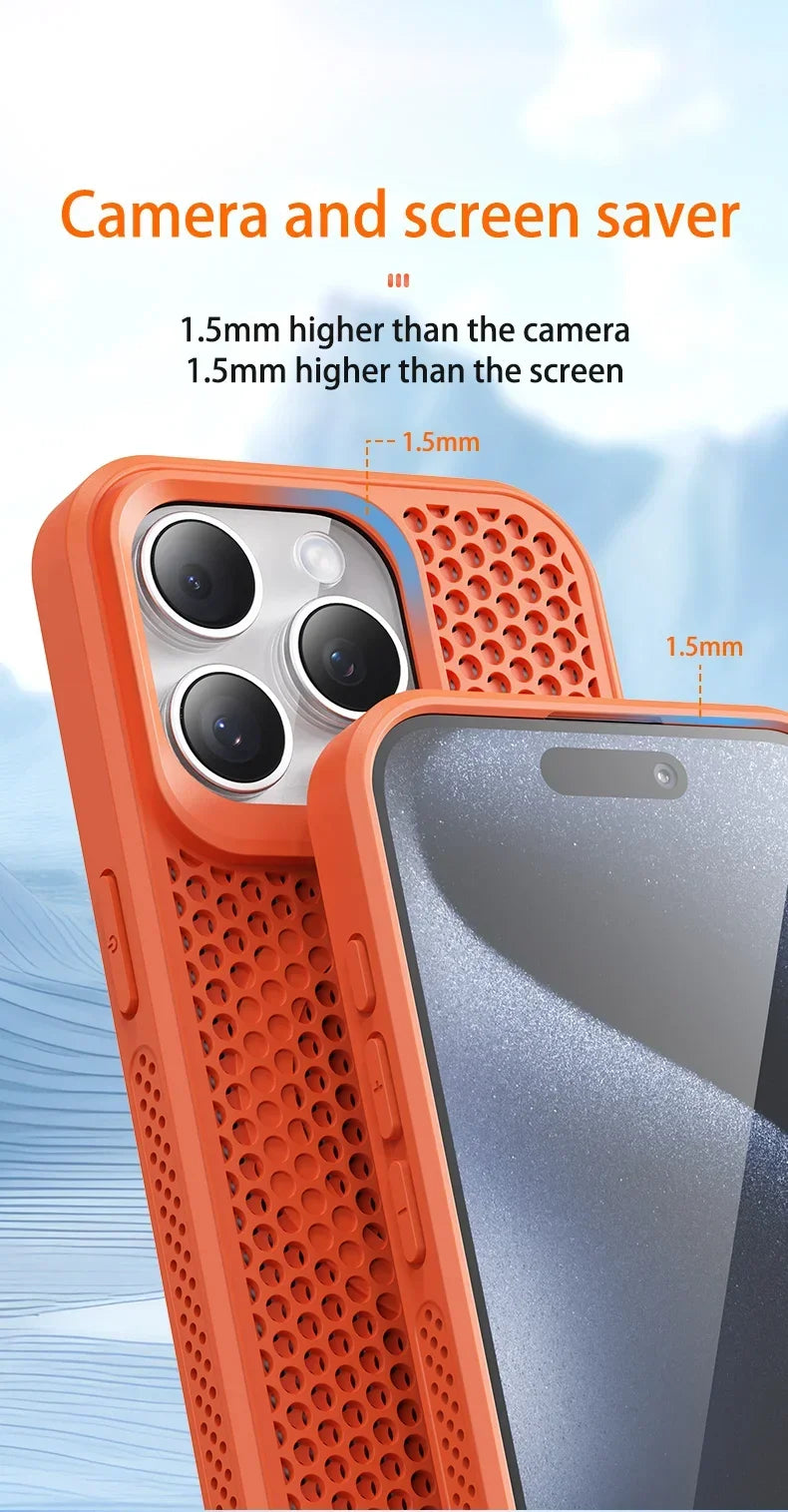Cooling Heat Dissipation Phone Case | Magnetic Protection for iPhone