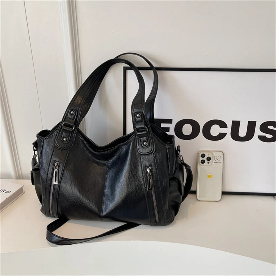 Stylish Large Capacity Shoulder Handbag | Versatile Tote Bag for Women