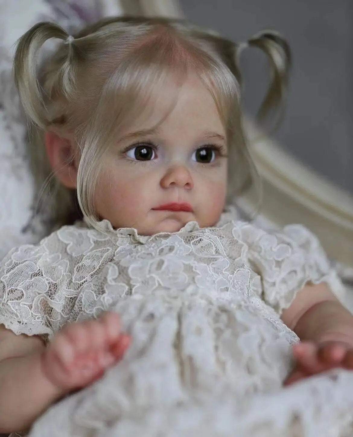60CM Handmade Soft Vinyl Silicone Reborn Toddler Doll | Lifelike