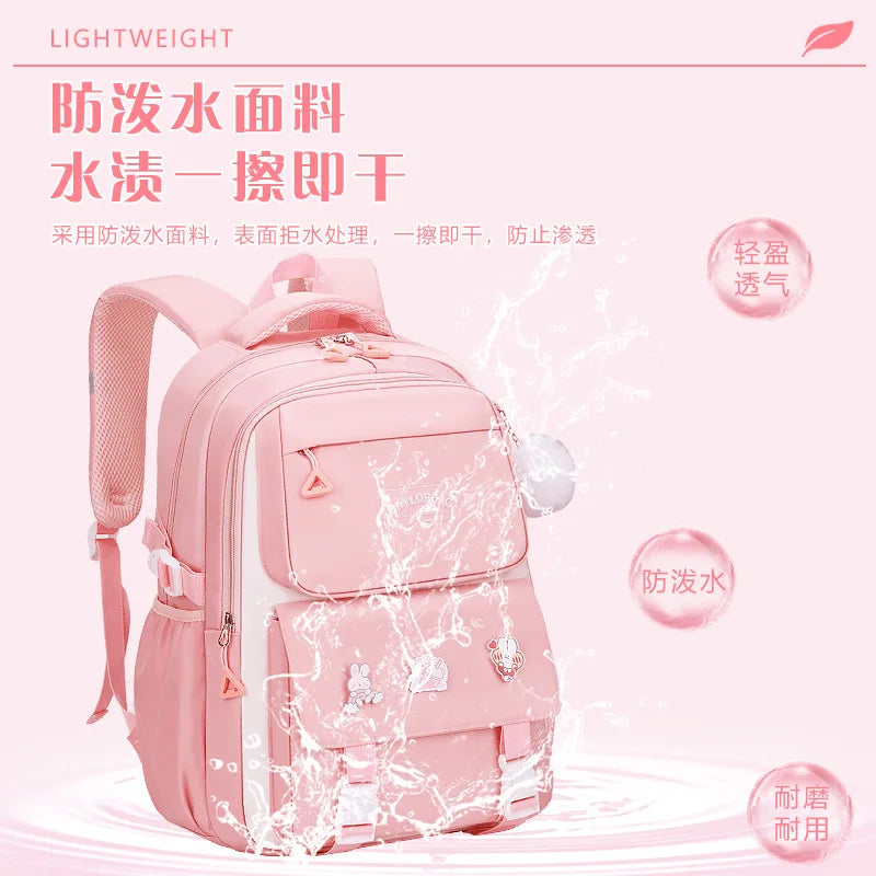 Large Capacity Spine Protection Backpack Set for Students