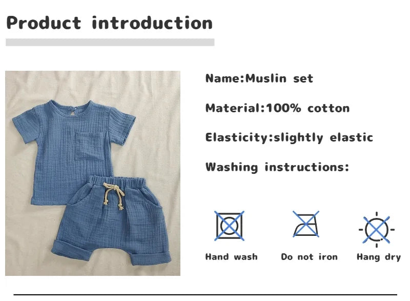 Cotton Infant Outfit Set | Soft Clothes for Newborns & Toddlers