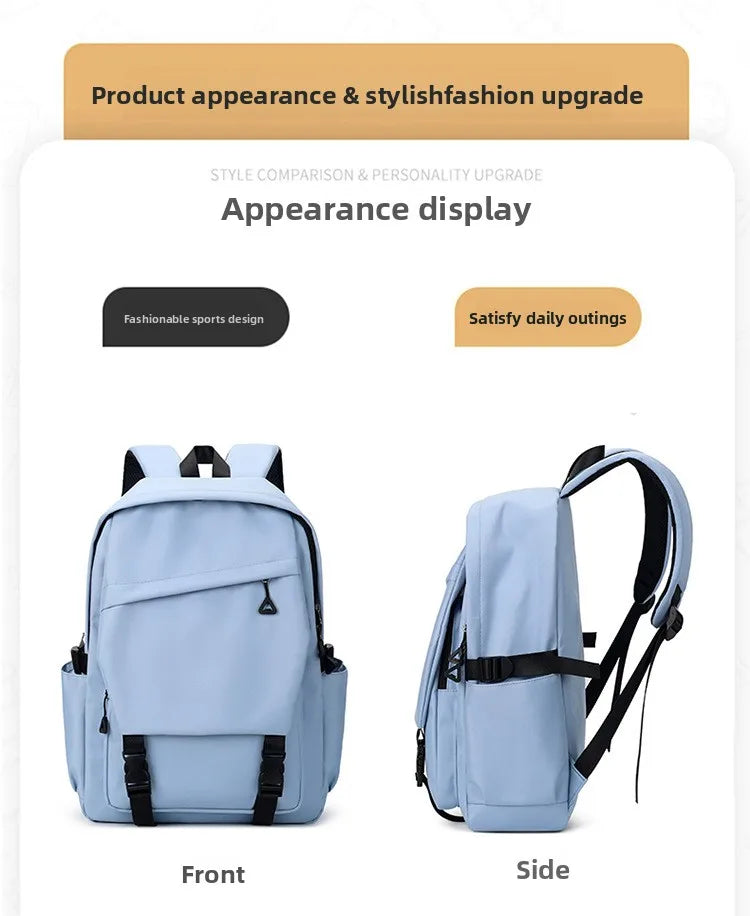 Versatile 3pcs Campus Backpack Set for Students and Travelers