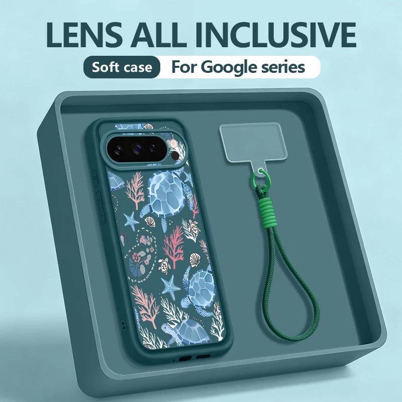 Shark Turtle Printed Phone Case for Google Pixel | Stylish Protection