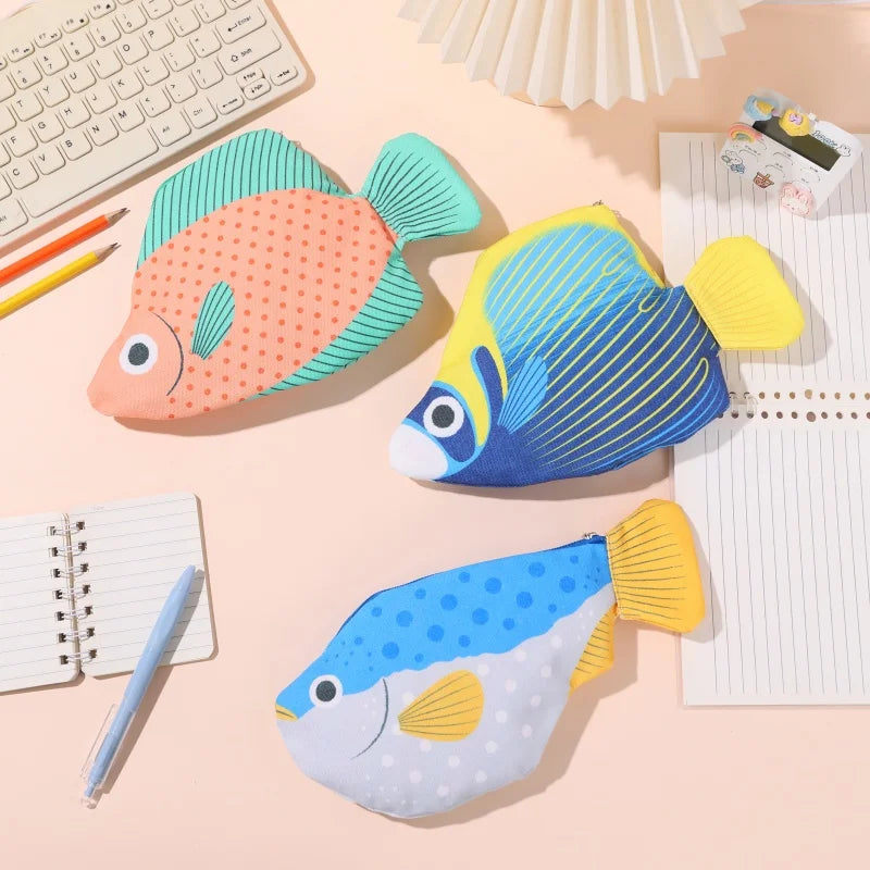 Creative Deep-Sea Fish Pencil Case | Fun Animal Themed Organizer
