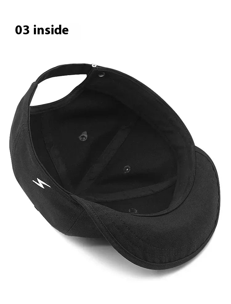 Large Head Up-turn Peak Hiphop Snapback Hat | Unisex Adjustable Cap
