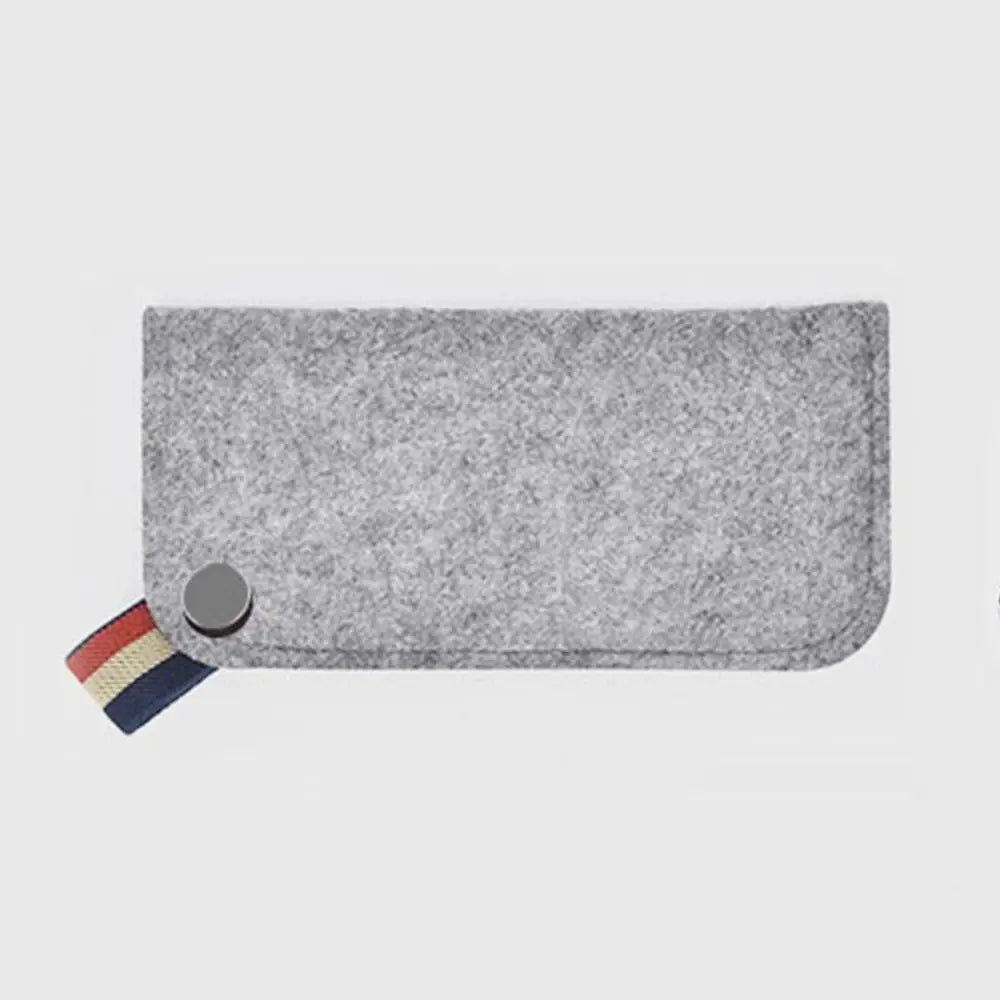 Colorful Felt Sunglasses Storage Bags for Men and Women