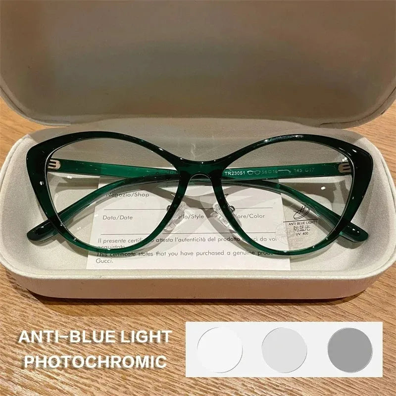 Trendy Cat Eye Reading Glasses for Women | Stylish Anti Blue Light Eyewear
