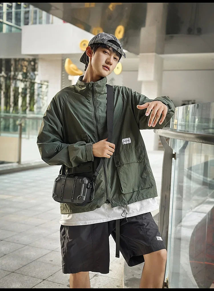 Luxury Mini Messenger Bag for Men | Stylish Pu Leather Crossbody