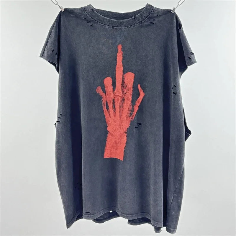 Limited Edition Hand Worn Vest Tee | High Quality Gender-Neutral Apparel