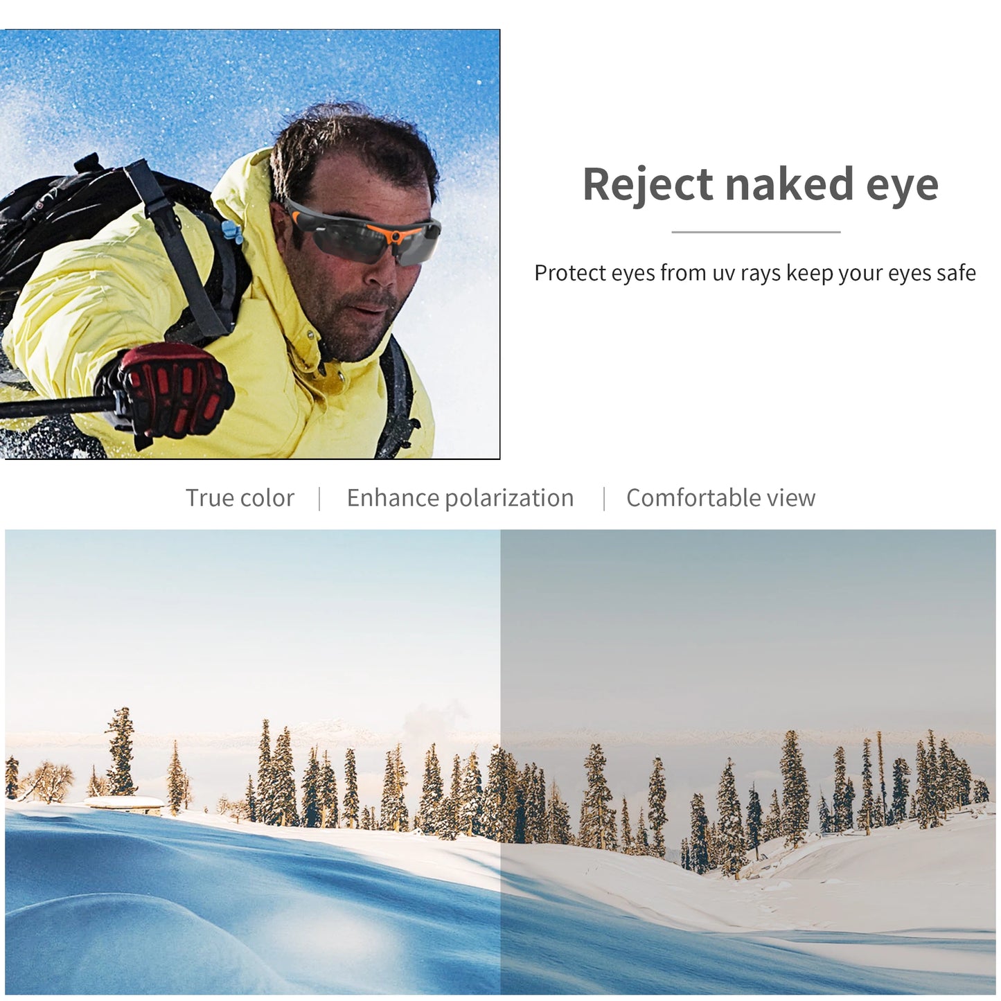 Smart Glasses with HD Camera | Outdoor Sports Recorder Goggles
