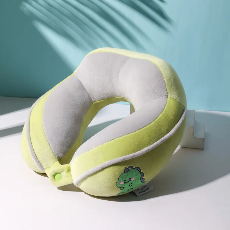 Cute U-Shaped Neck Pillow | Travel & Office Cervical Support