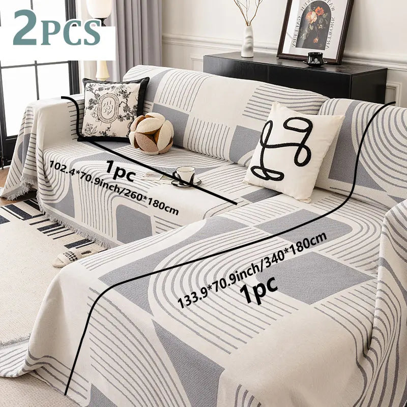 Universal Modern Sofa Cover Set | Chic & Comfortable Protection
