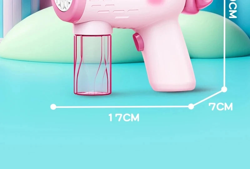 Unicorn Electric Bubble Gun | Automatic Soap Blower for Kids