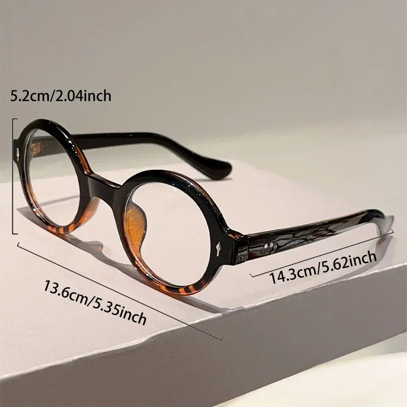 Vintage Round Blue Light Blocking Glasses for Stylish Eye Protection