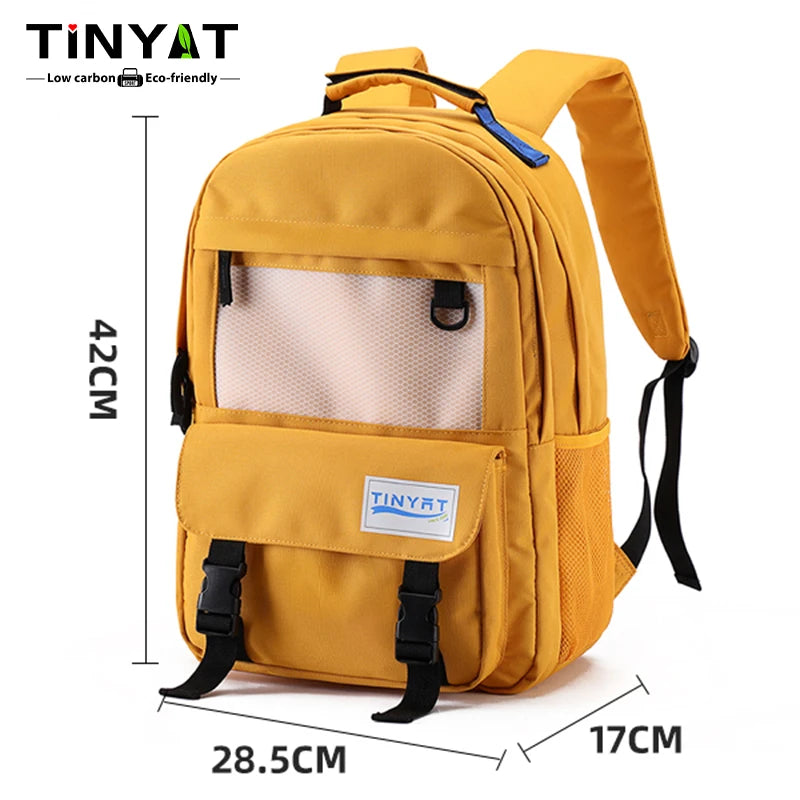 Large Capacity Multi Color Polyester Backpack | Casual Unisex Bag