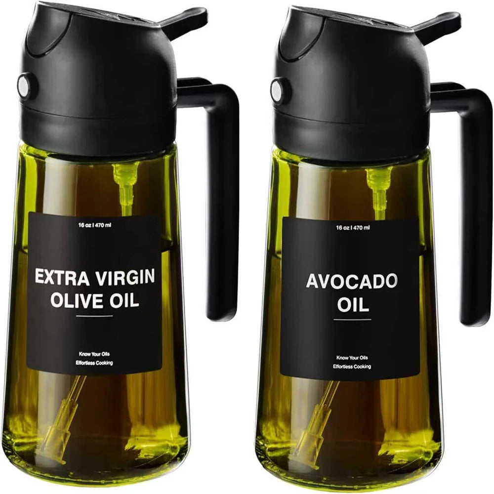 470 ML Oil Sprayer for Cooking | Versatile Olive Oil Dispenser
