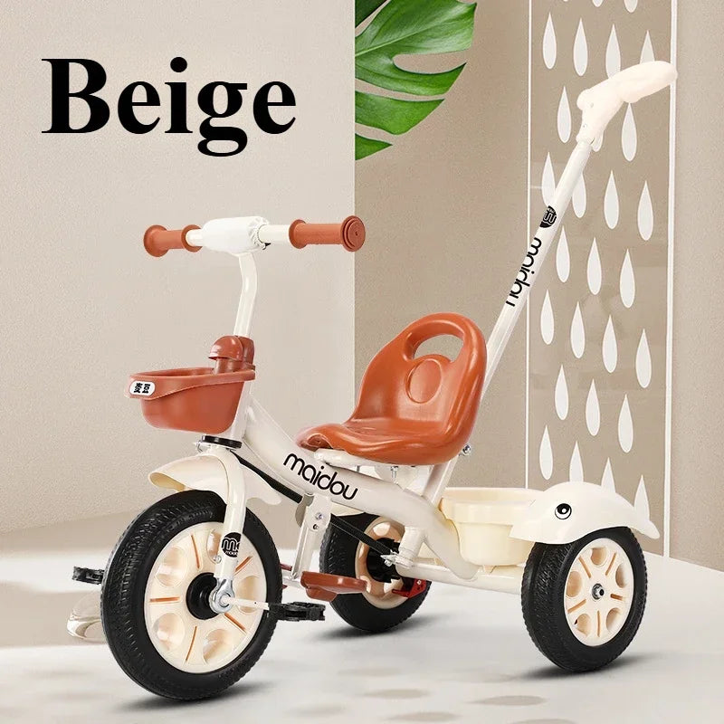 2 in 1 Toddler Tricycle | Adjustable Kids Trike for Outdoor Fun