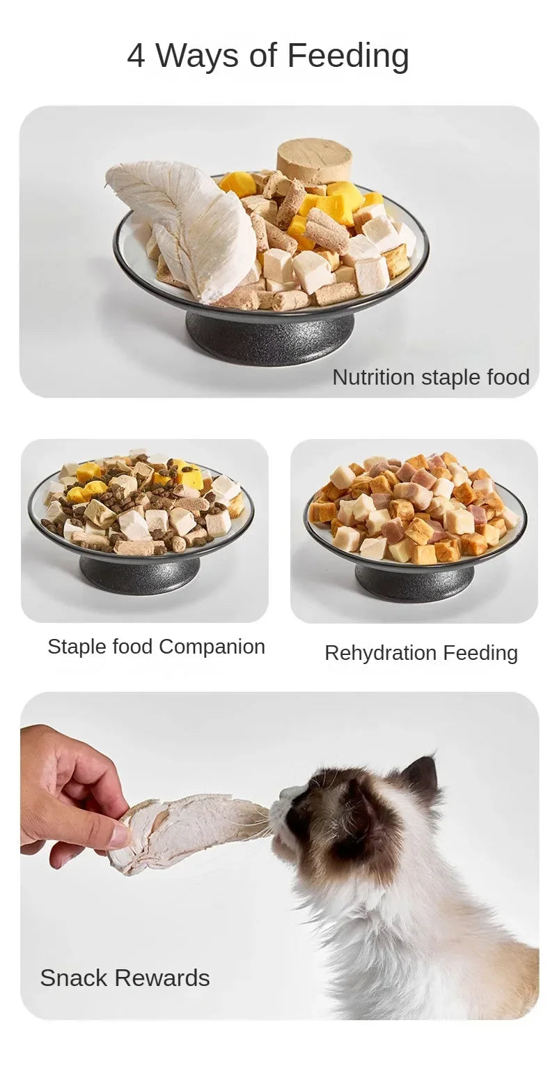 Freeze-Dried Pet Snacks | Premium Chicken, Duck & Beef Treats