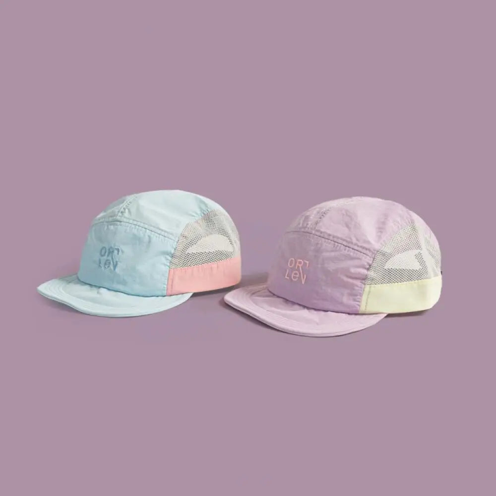 Breathable Mesh 5 Panel Baseball Cap Nylon Color Embroidered Adjustable Unisex Hat Running Cycling Hiking UVQuickDry Packable