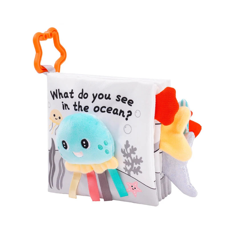 Soft Baby Cloth Animal Book | Engaging Sensory Learning Toy