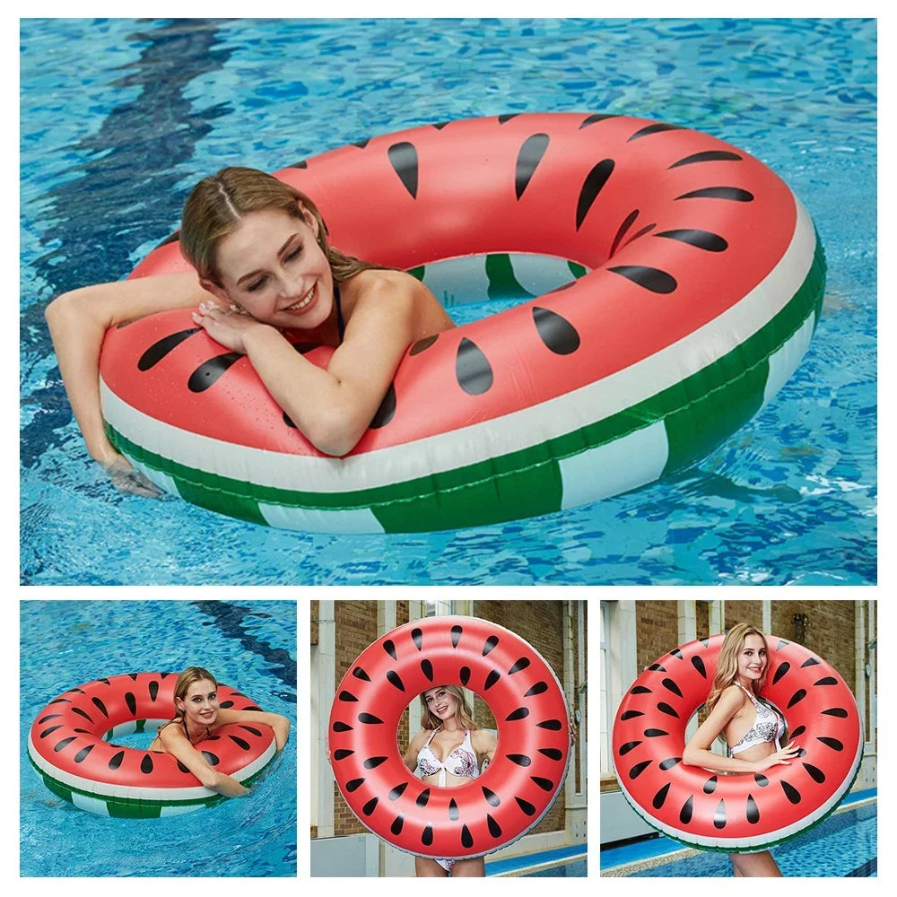 Watermelon Inflatable Pool Floats | Fun Summer Swimming Rings