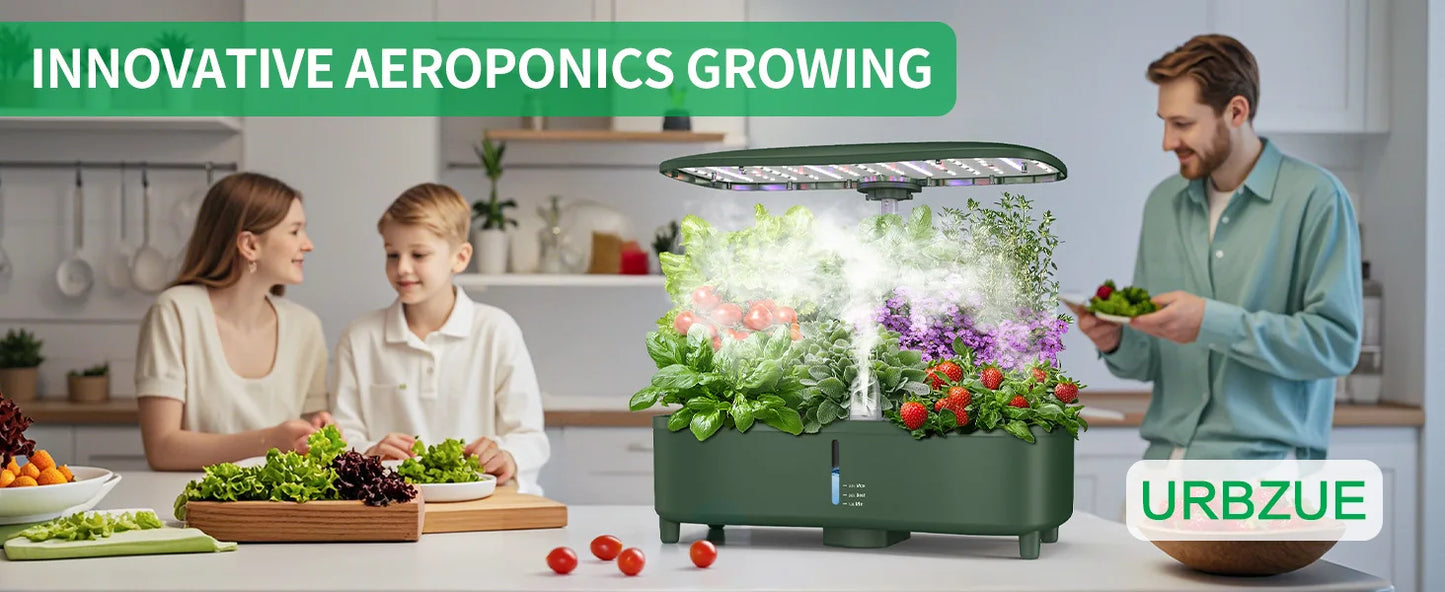 Indoor Herb Garden Kit | 15 Pods with Smart Grow Modes