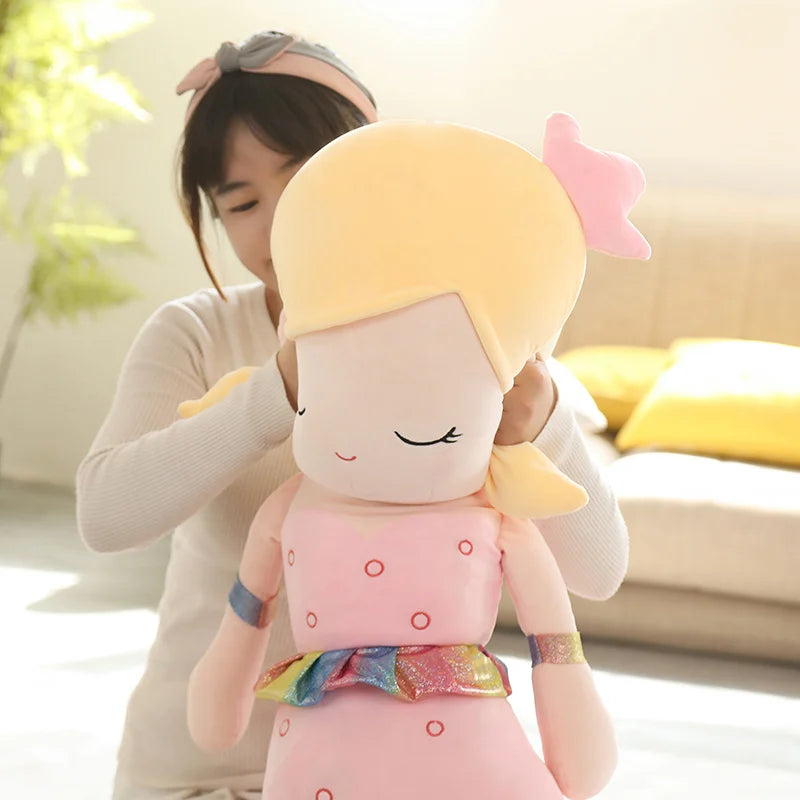 Mermaid Plush Toys | Soft Cozy Throw Pillow for Kids