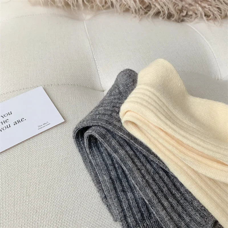 Cozy Thermal Crew Socks for Women | Luxurious Cashmere & Wool