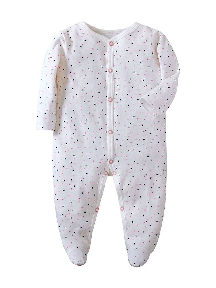 Soft Cotton Long Sleeve Baby Bodysuit | Cozy Outfit for Infants