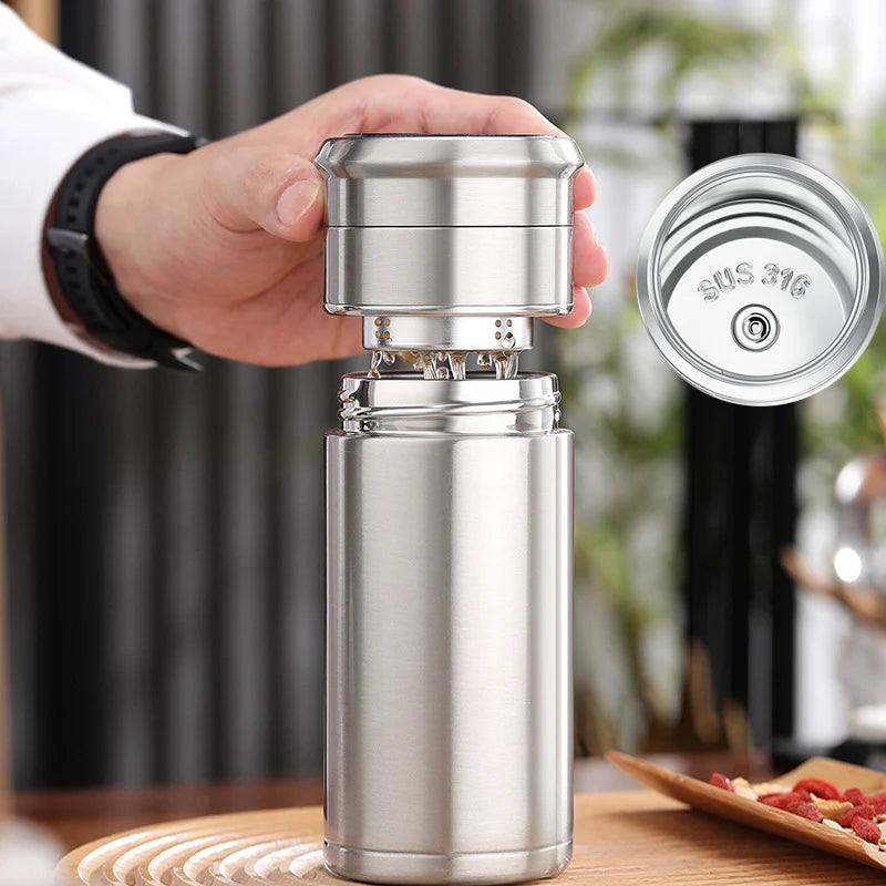 Stainless Steel Liner Tea Thermos Bottle | Insulated Tea Cup