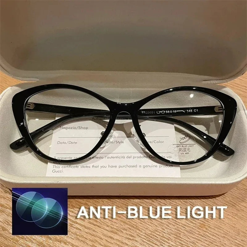 Trendy Cat Eye Reading Glasses for Women | Stylish Anti Blue Light Eyewear