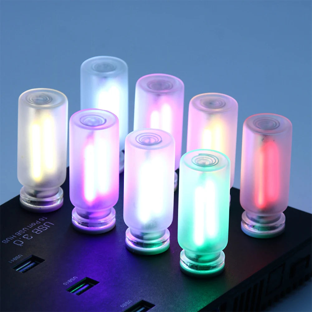 Bombilla LED USB Retro Táctil Regulable | Luz Ambiental de Filamento Acogedora
