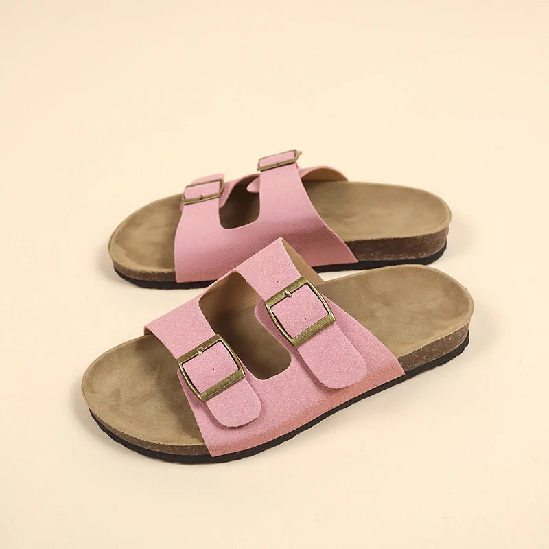 Women's Stylish Flat Beach Sandals | Comfortable Outdoor Slippers