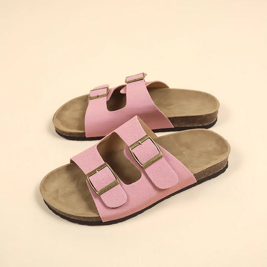 Women's Stylish Flat Beach Sandals | Comfortable Outdoor Slippers