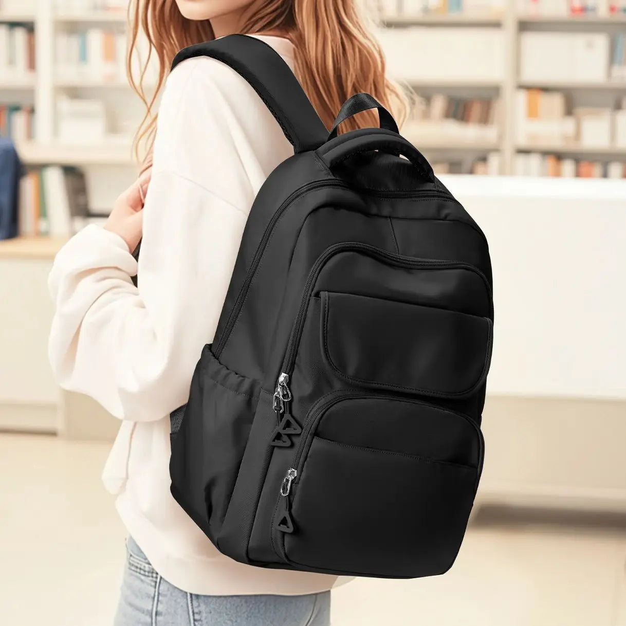 Durable Multi-Pocket Backpack for Women | Stylish School & Travel Bag