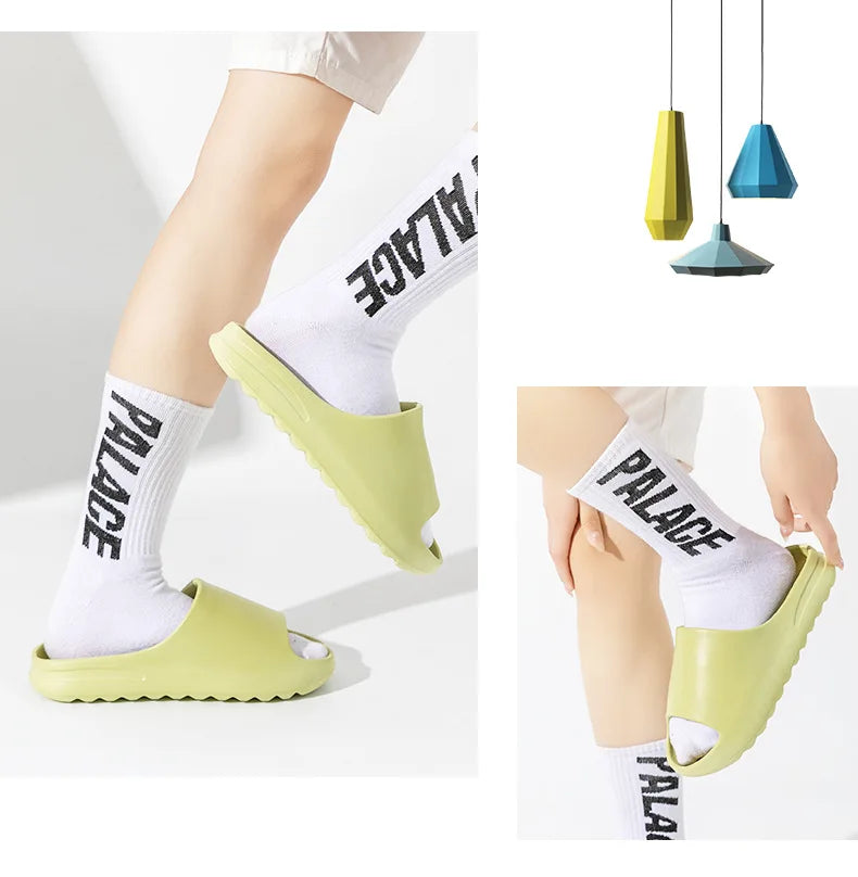 Women's Cloud Thick-Soled Coconut Slippers | Summer Bath Slides