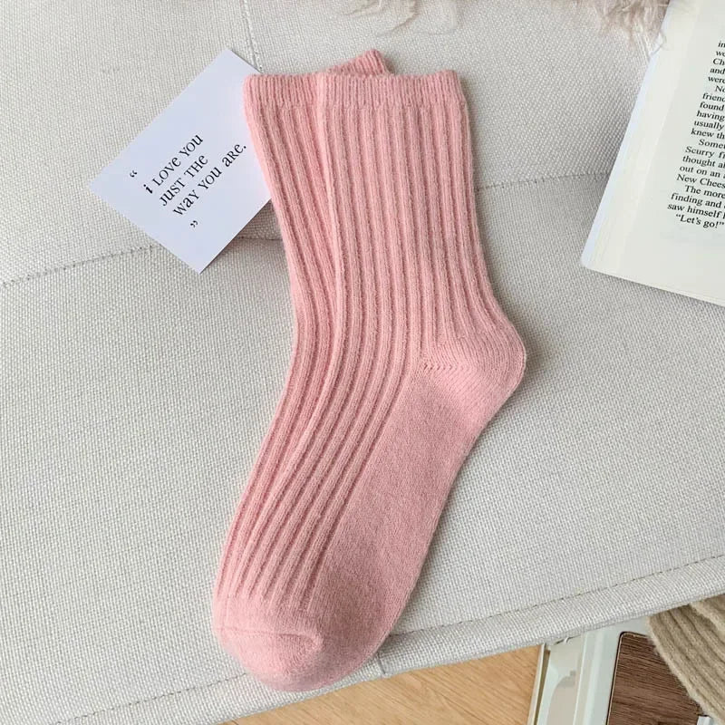 Cozy Thermal Crew Socks for Women | Luxurious Cashmere & Wool