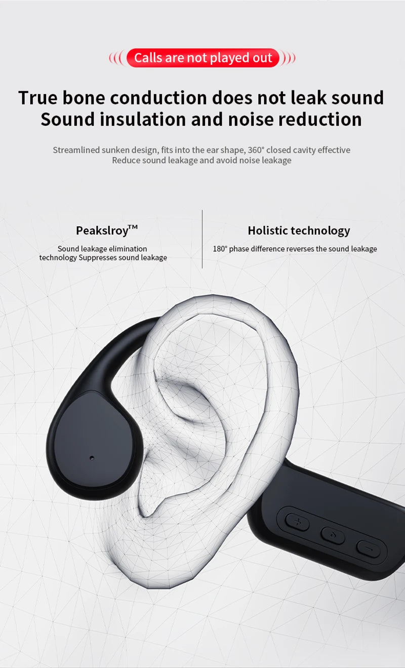 IPX8 Waterproof Bone Conduction Headphones | Perfect for Swimming